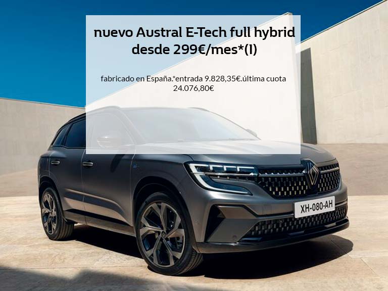 Nuevo Austral E-Tech full hybrid desde 299€/mes